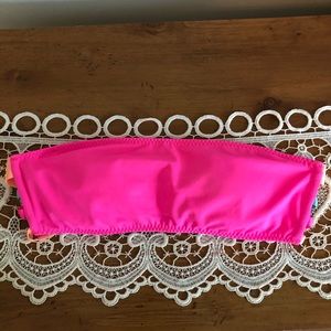 Victoria’s Secret strapless pink bikini top medium